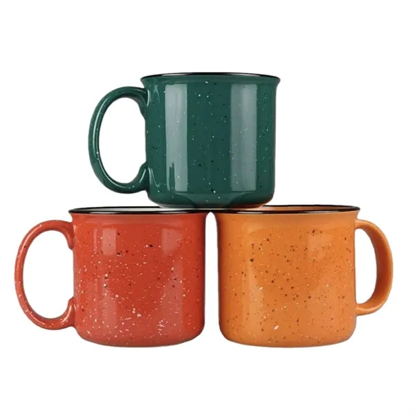 Campfire Ceramic Mug - Colors - 15 oz