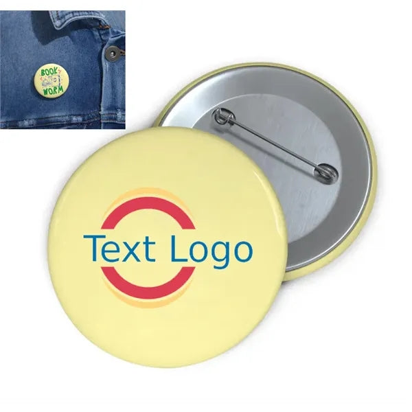 4" Round Custom Buttons with Pinbacks