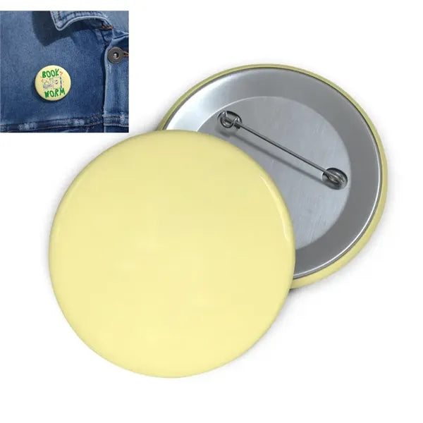 4" Round Custom Buttons with Pinbacks