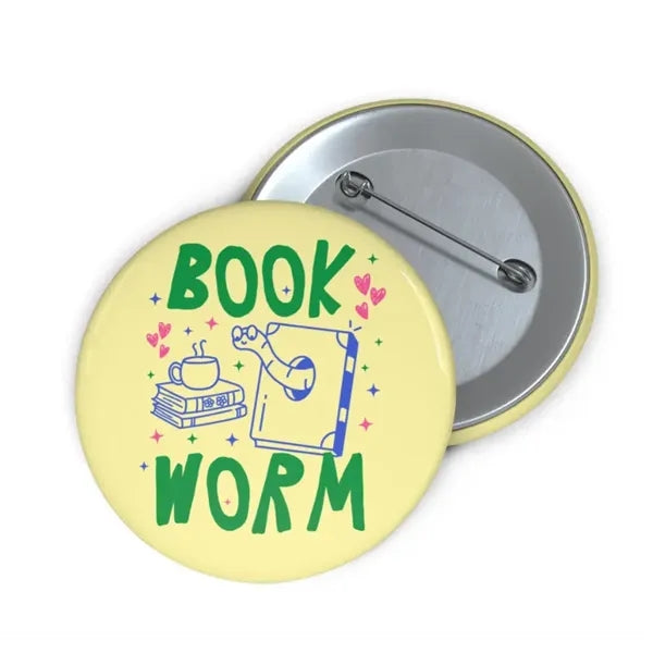 4" Round Custom Buttons with Pinbacks