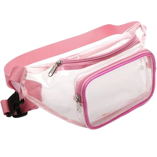PVC Transparent Waterproof Waist Bag for Outdoor Sports