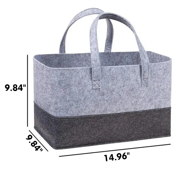 Eco-Friendly Felt Organizer Tote