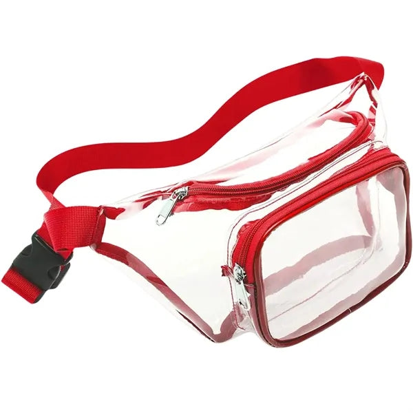 PVC Transparent Waterproof Waist Bag for Outdoor Sports