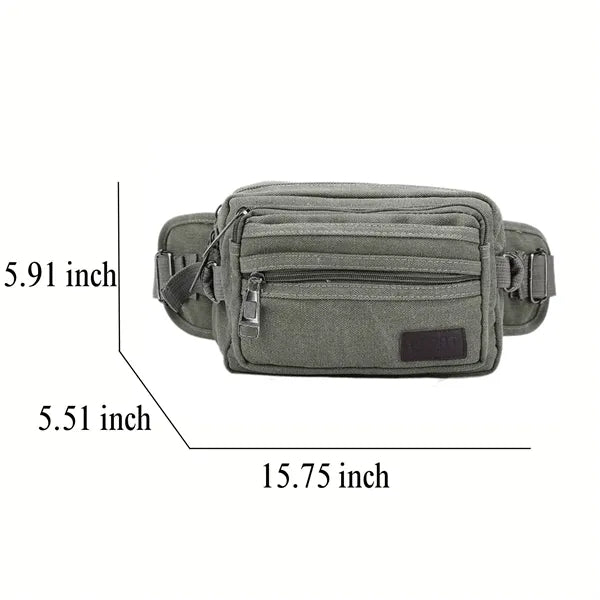 Canvas Outdoor Sports Waist Bag