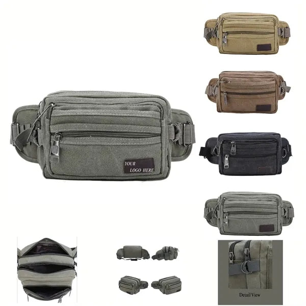 Canvas Outdoor Sports Waist Bag