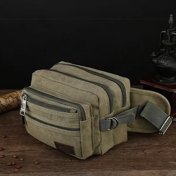Canvas Outdoor Sports Waist Bag