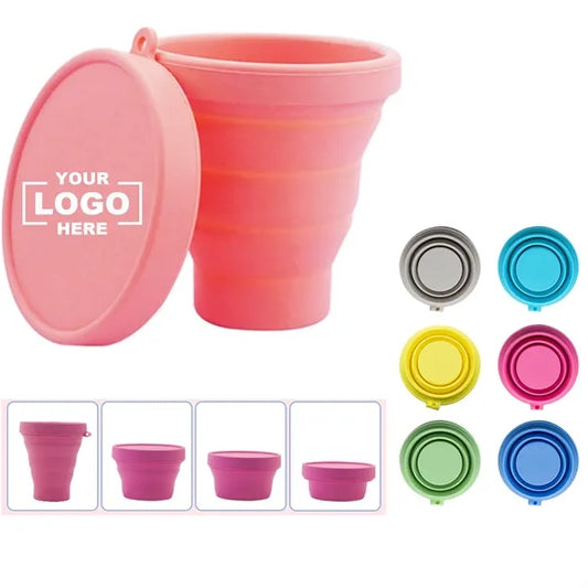 11oz Silicone Folding Water Cup