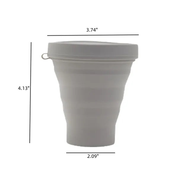 11oz Silicone Folding Water Cup
