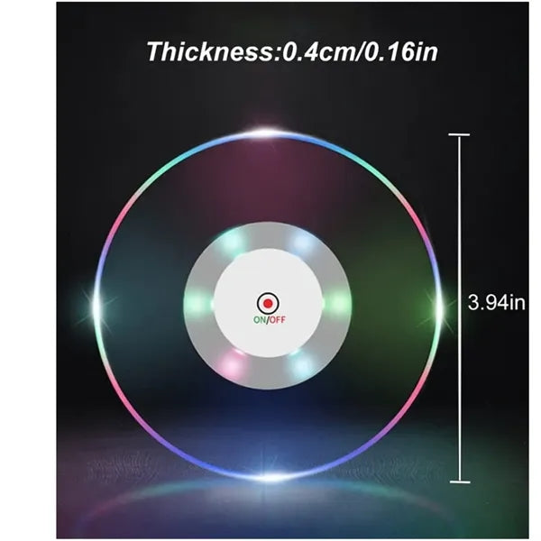 Colorful LED Cocktail Coaster