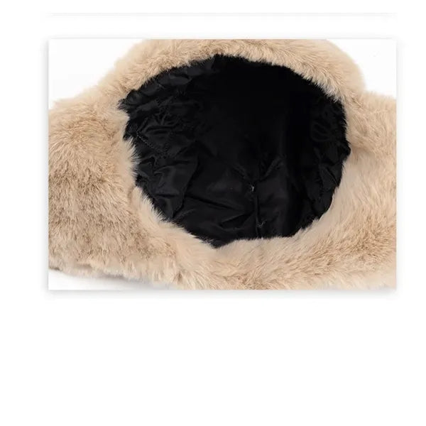 Winter Trapper Hat with Faux Fur Lining