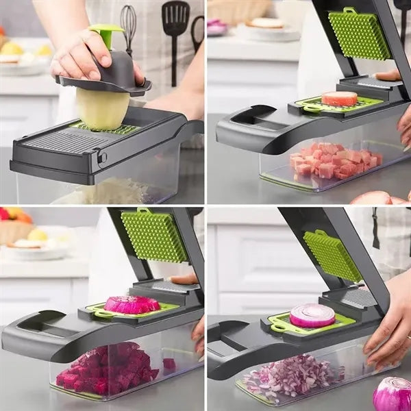 Multi-Functional Vegetable Chopper Slicer Kitchen Cutter