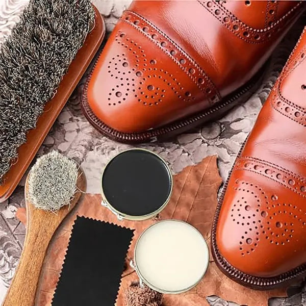 Shoe Polish & Care Kit - Leather Shine for Men
