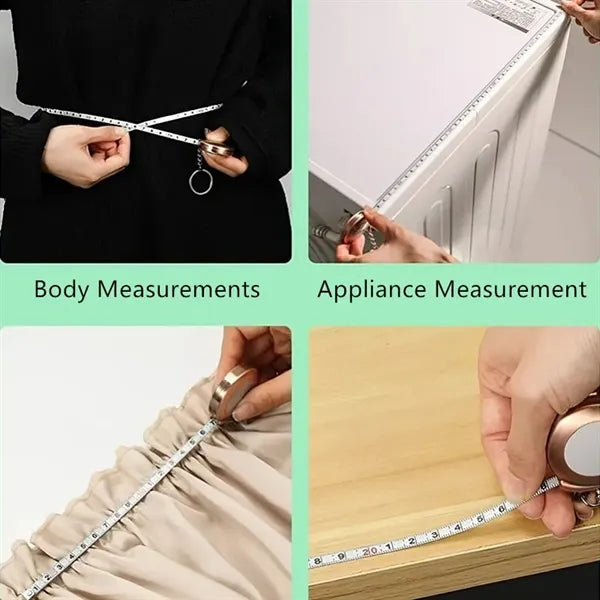 Retractable Mini Tape Measure Keychains