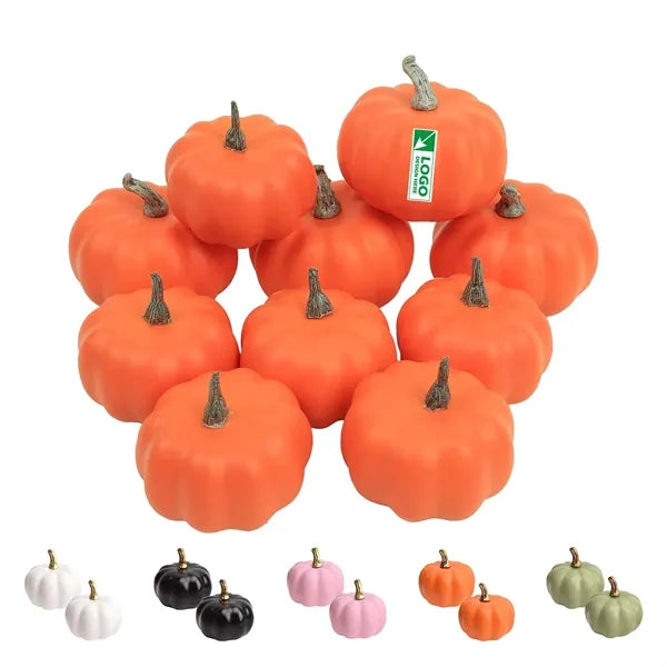 Plastic Mini Pumpkins Decorations