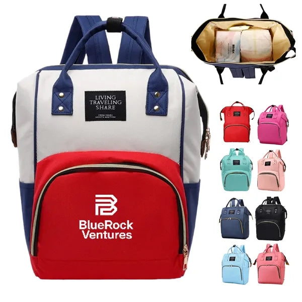 Large Capacity Diaper Bag Backpack with Insulated Pockets