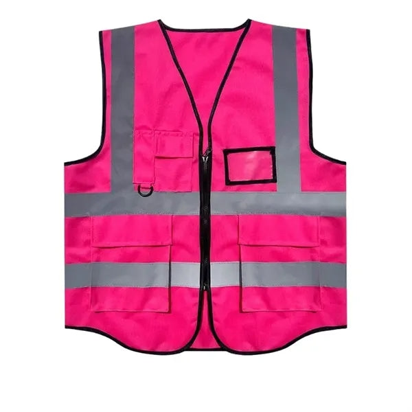 Multi-pocket Reflective Protective Vest