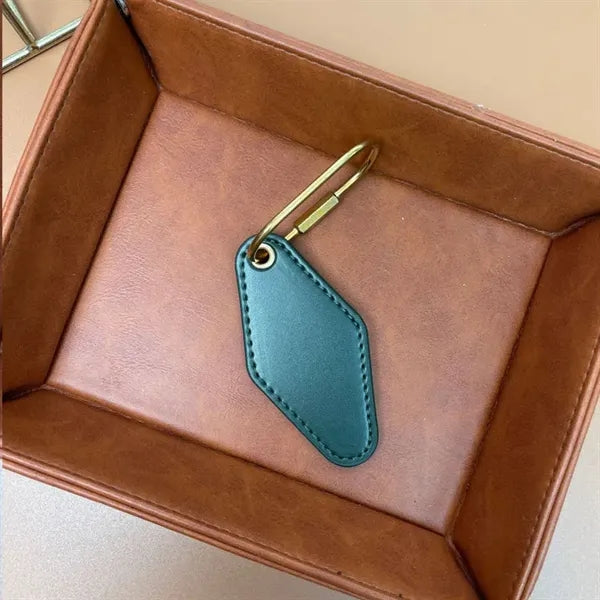Hotel PU Leather Keychain