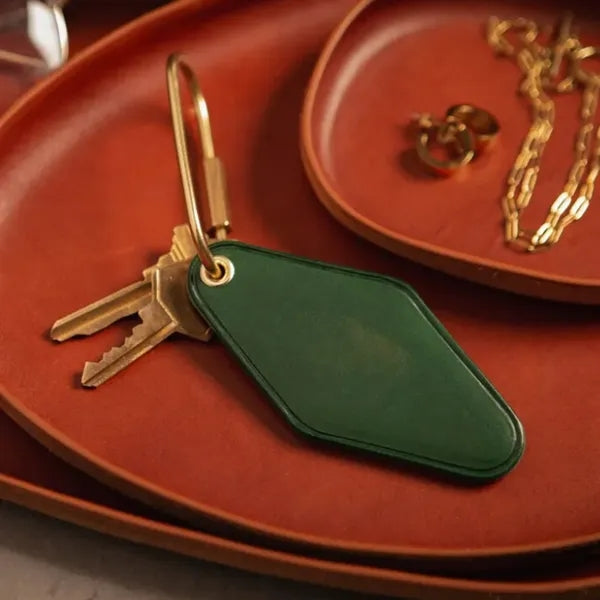 Hotel PU Leather Keychain