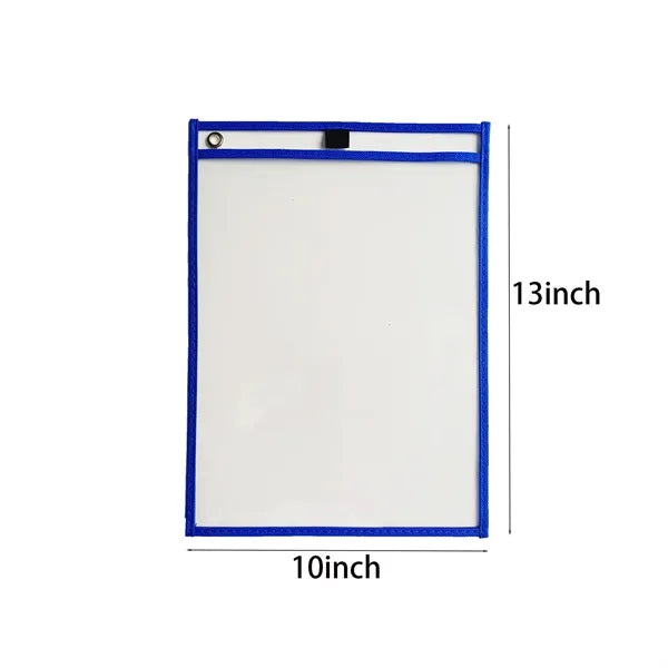 10"x13" Dry Erase Pocket Sleeves