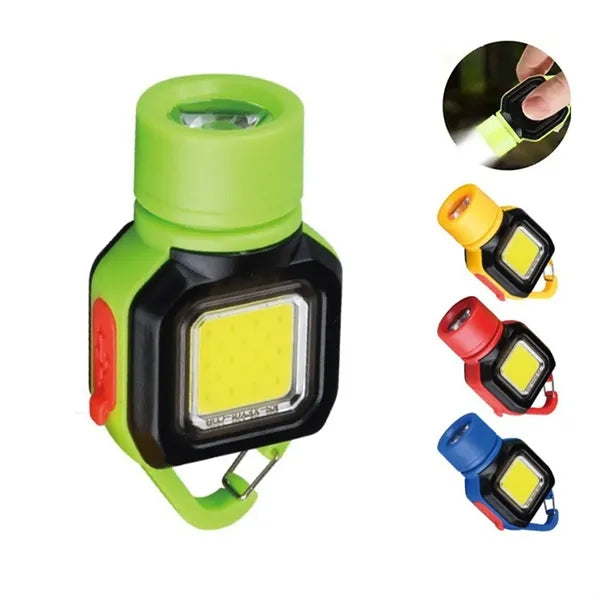 Mini COB Keychain Flashlight