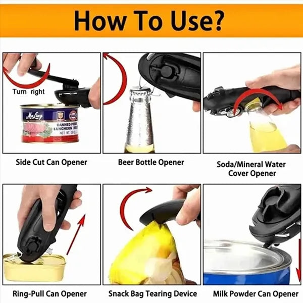 8 in 1 Multifunctional Can Opener