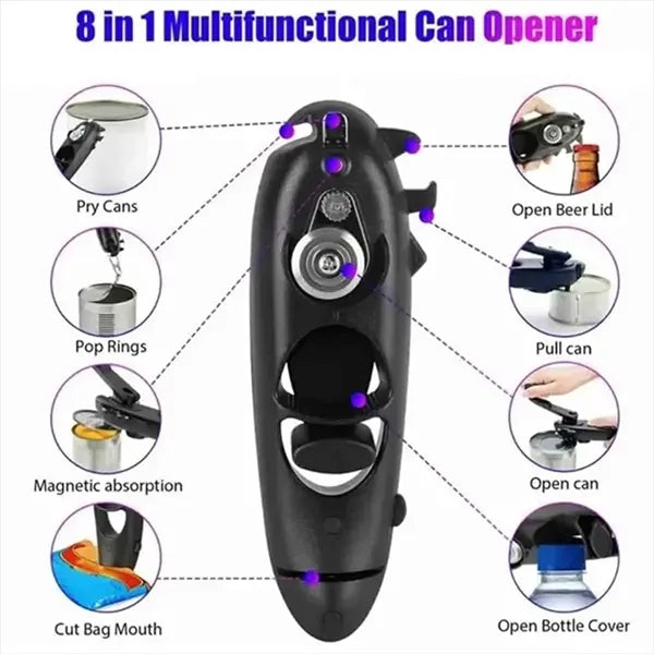 8 in 1 Multifunctional Can Opener