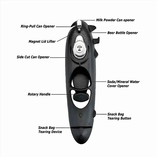 8 in 1 Multifunctional Can Opener