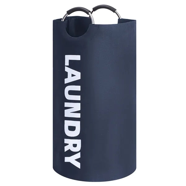 Foldable Waterproof Oxford Laundry Basket with Handles