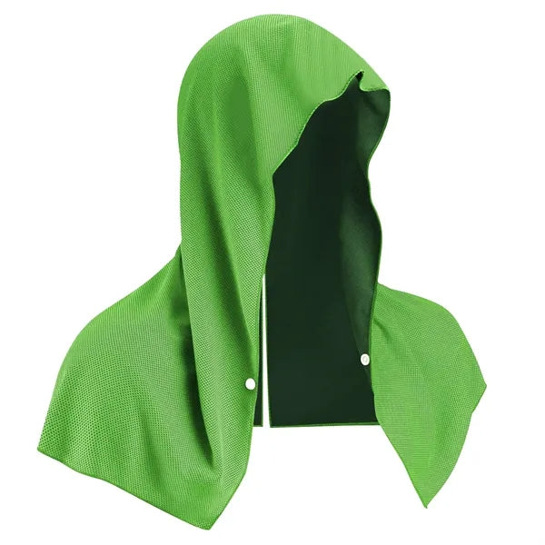 Cooling Sports Hoodie Towel for Neck and Face Protection