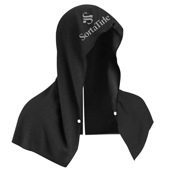 Cooling Sports Hoodie Towel for Neck and Face Protection