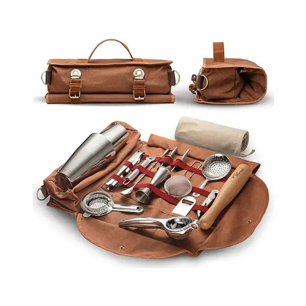 Professional Bartending Toolkit with Carry Bag