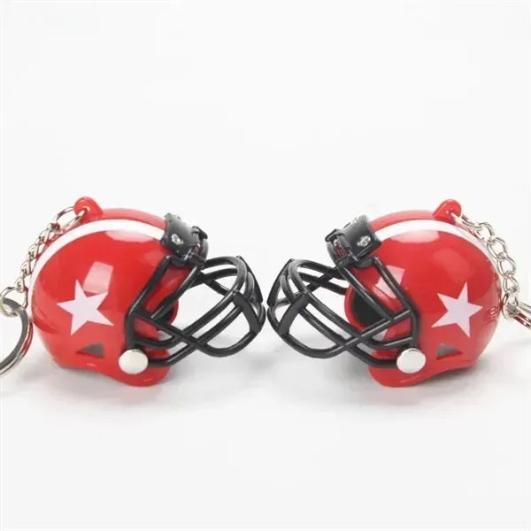 Mini Football Helmet Keychain