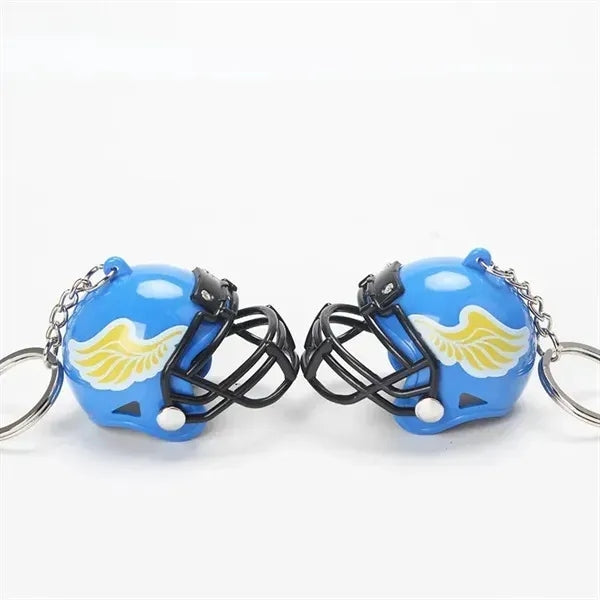 Mini Football Helmet Keychain