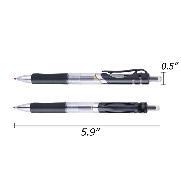Press the gel pen