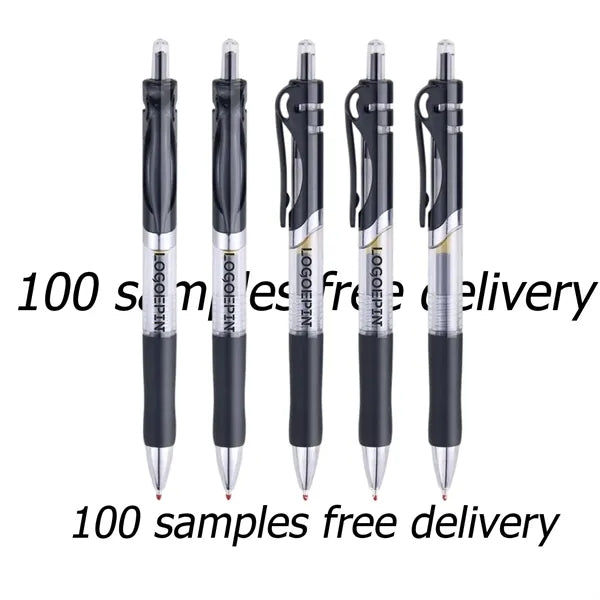 Press the gel pen