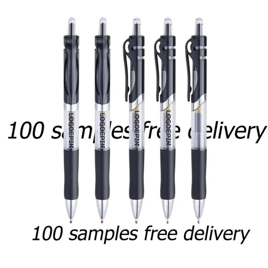 Press the gel pen