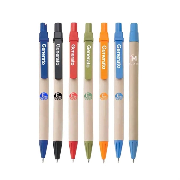 Recycled paper ballpoint pen