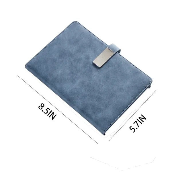Magnetic Closure PU Leather Business Notebook