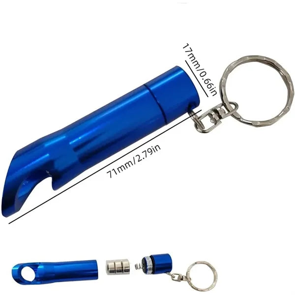 Aluminum Alloy LED Flashlight Bottle Opener