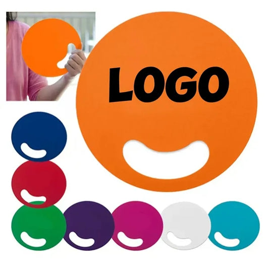 Portable Handheld Fan Round Shape Custom Event Giveaway