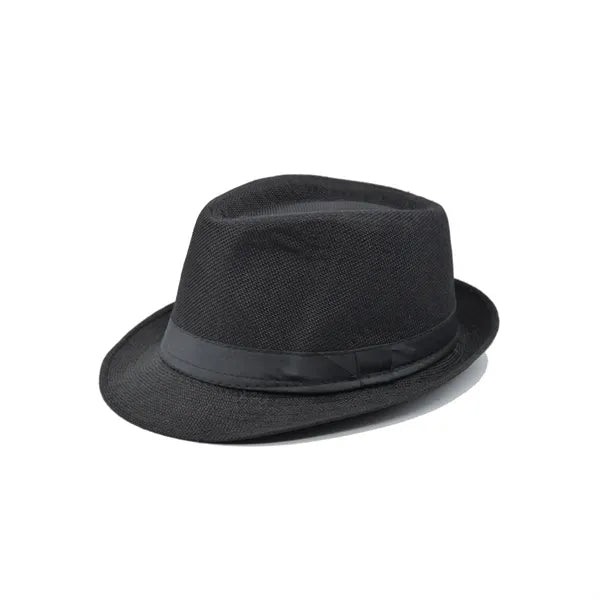 Classic Cotton Linen Fedora Hat