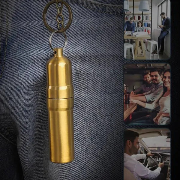 Portable Aluminum Waterproof Storage Capsule