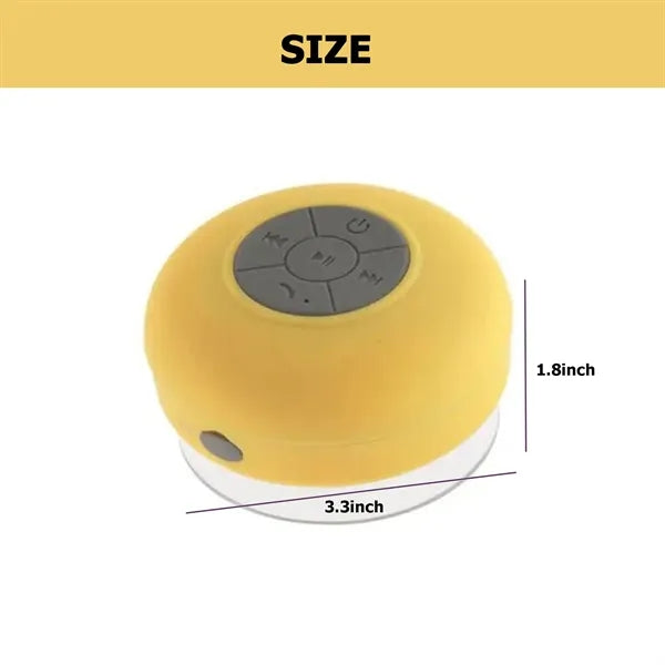 Wireless Waterproof Speaker w/ Suction Cup