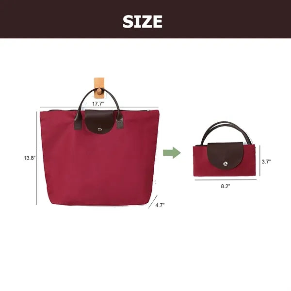 Foldable 600D Oxford Shopping Tote Bag