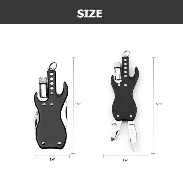 Compact 3-in-1 Outdoor Utility Keychain Tool