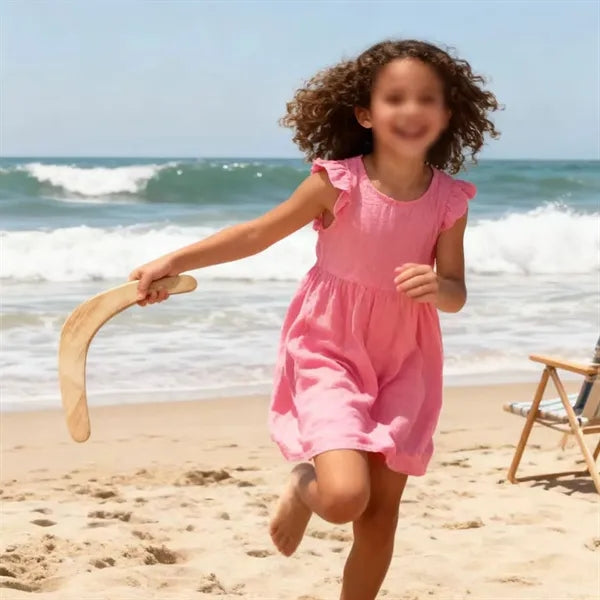 Soft Boomerang Toy Safe Flexible Throwing Disc For Kids Pets