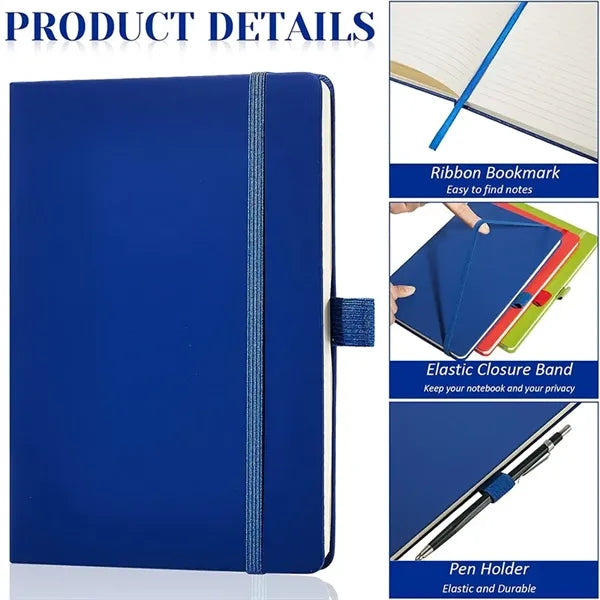 A5/A6 Pu Leather Lined Journal Notebooks 160 pages
