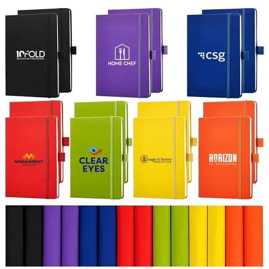 A5/A6 Pu Leather Lined Journal Notebooks 160 pages