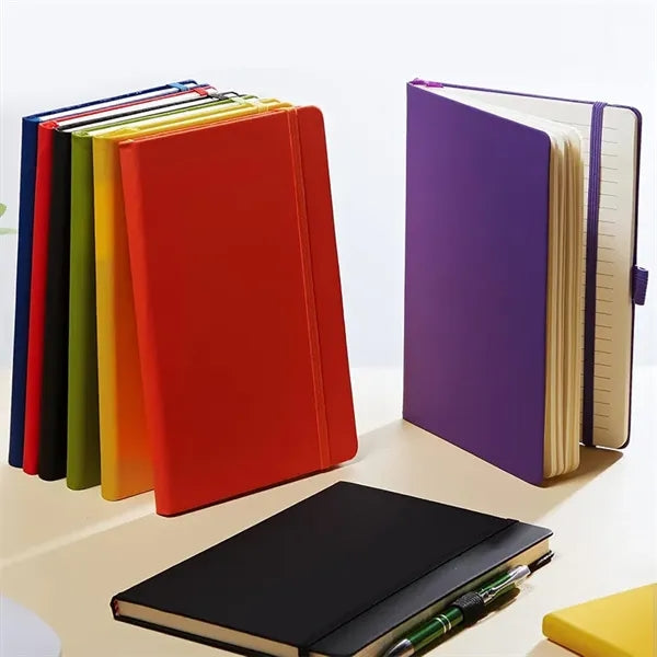 A5/A6 Pu Leather Lined Journal Notebooks 160 pages