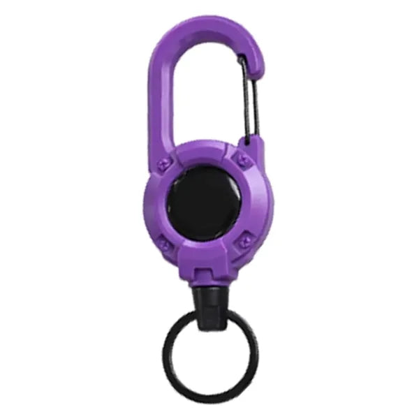 Retractable Wire Keychain Durable Outdoor Utility Emergency